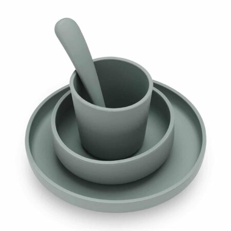 Jollein - Kinderserviesset Siliconen Ash Green