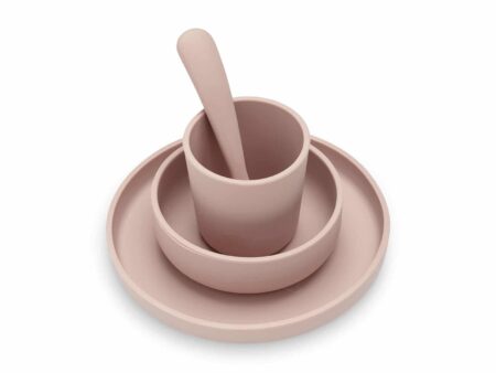 Jollein - Kinderserviesset Siliconen Pale Pink