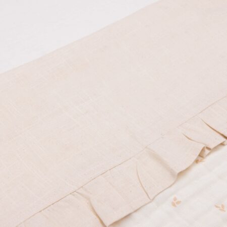 Jollein - Laken Ledikant 120x150cm Ruffle Natural