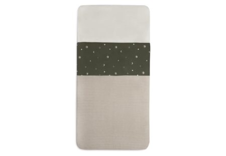 Jollein - Laken Ledikant 120x150cm Stargaze Leaf Green