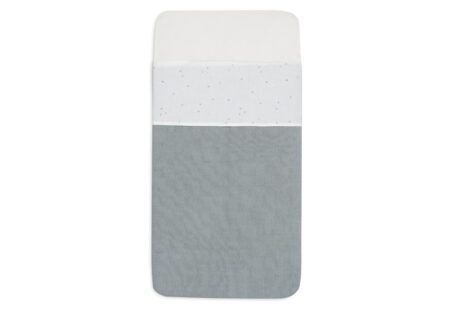 Jollein - Laken Wieg 75x100cm Twinkling Sea Green