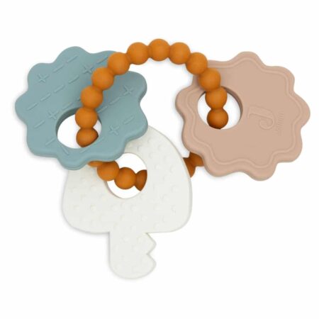 Jollein - Siliconen Bijtring Sleutelbos Lovely Birds