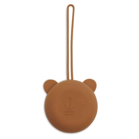 Jollein - Siliconen Speenhouder 7cm Caramel