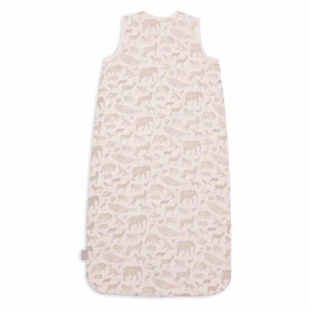 Jollein - Slaapzak Hydrofiel 110cm Animals Nougat