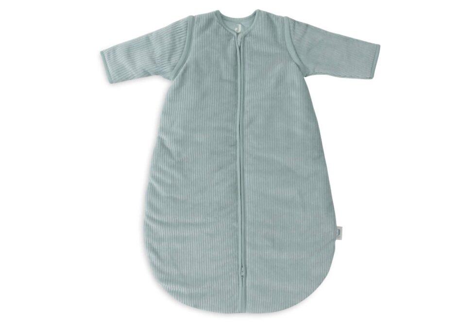 Jollein - Slaapzak met afritsbare mouw 110cm Rib Sea Green