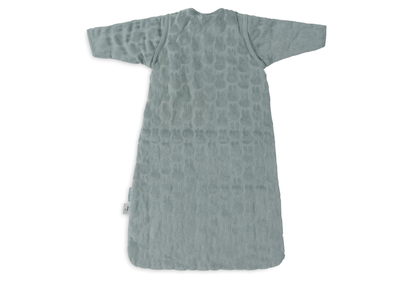 Jollein - Slaapzak met afritsbare mouw 70cm Miffy Jacquard Sea Green