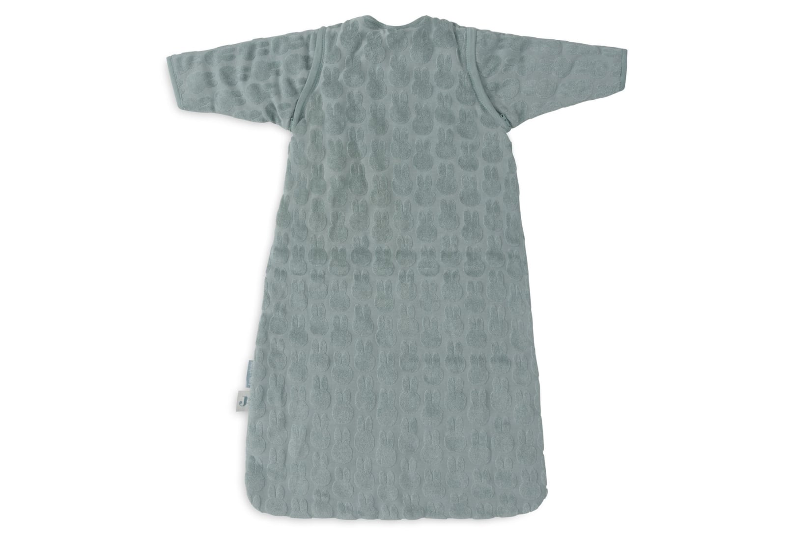 Jollein - Slaapzak met afritsbare mouw 90cm Miffy Jacquard Sea Green