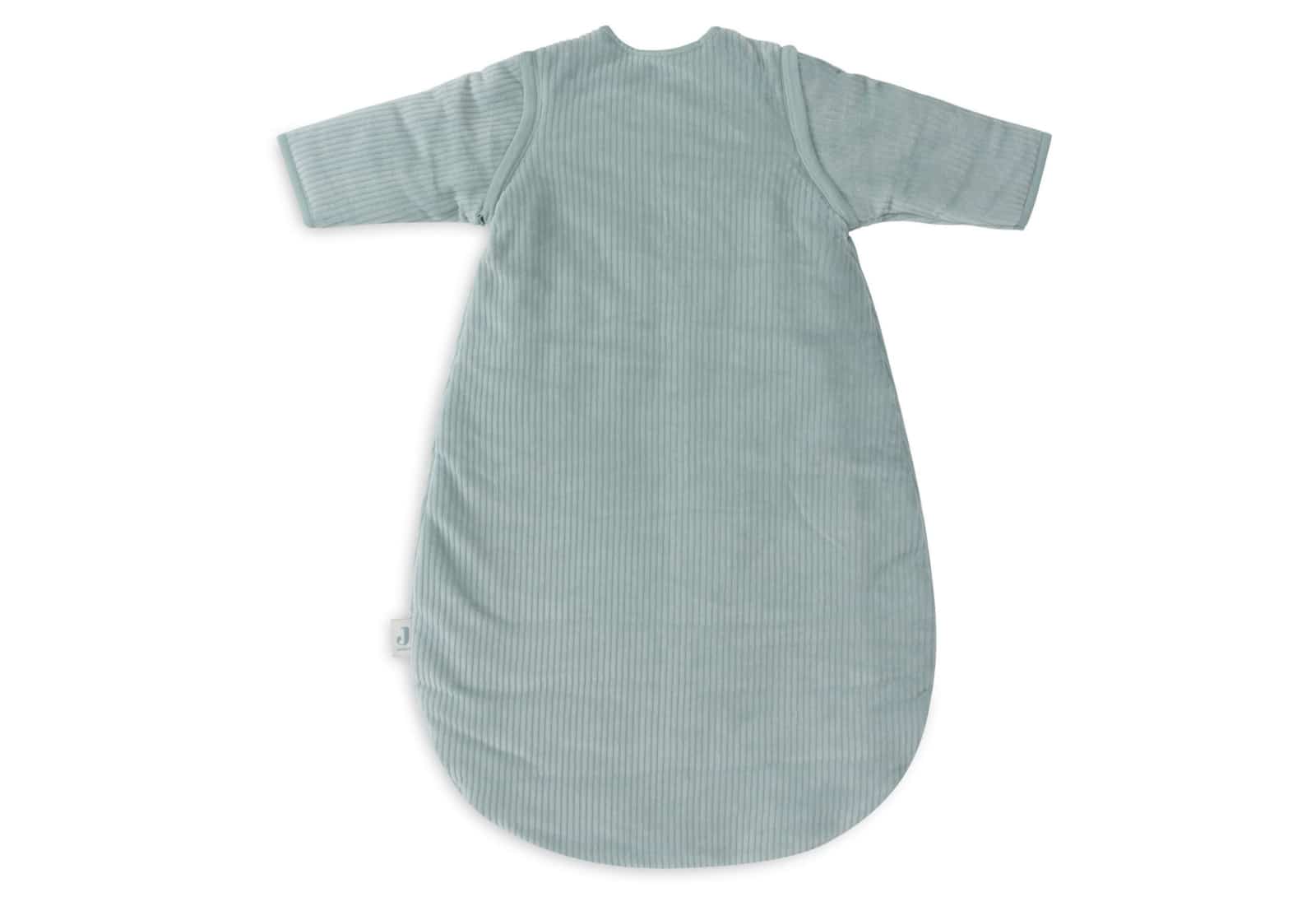Jollein - Slaapzak met afritsbare mouw rond 90cm Rib Sea Green
