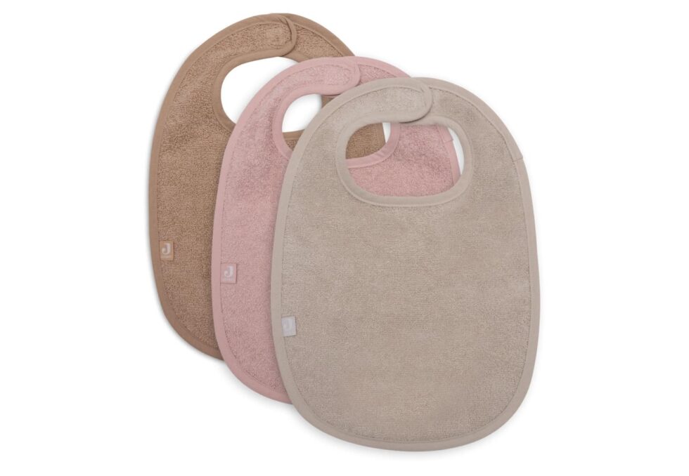 Jollein - Slab Badstof Wild Rose/Nougat/Biscuit (3pack)
