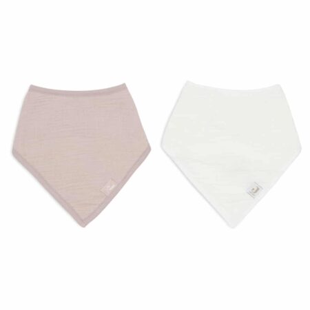Jollein - Slab Bandana Hydrofiel Wild Rose/Oatmeal (2pack)
