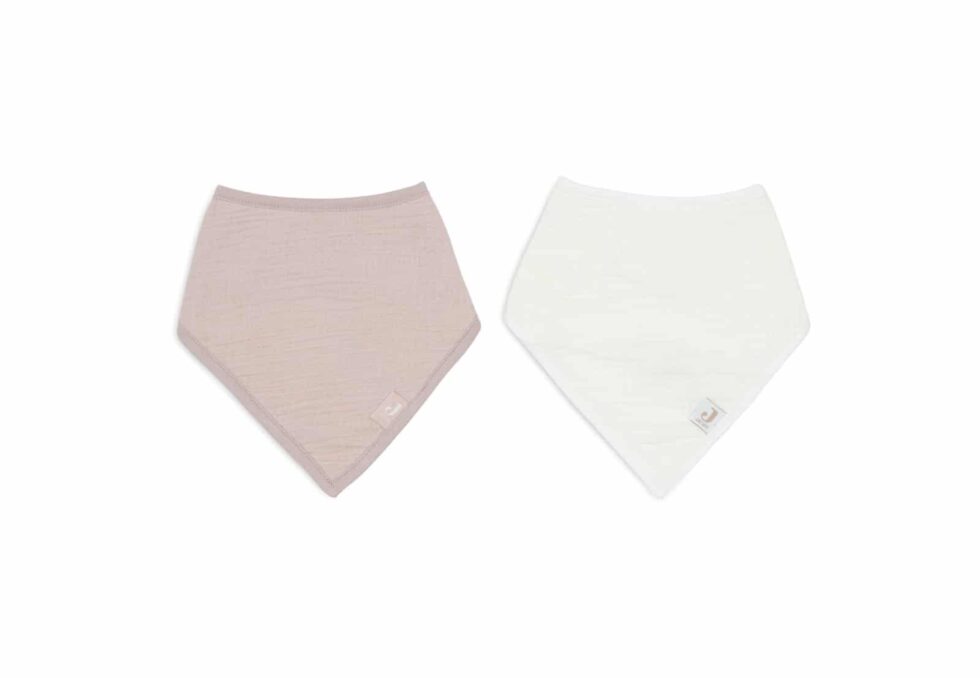 Jollein - Slab Bandana Hydrofiel Wild Rose/Oatmeal (2pack)