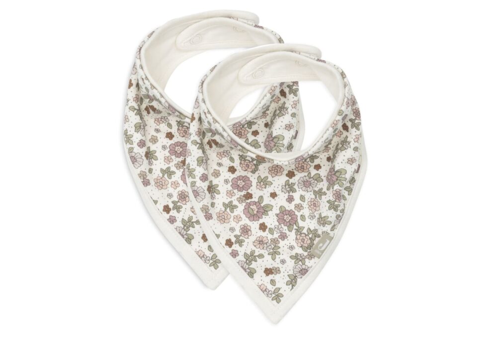 Jollein - Slab Bandana Retro Flowers (2pack)
