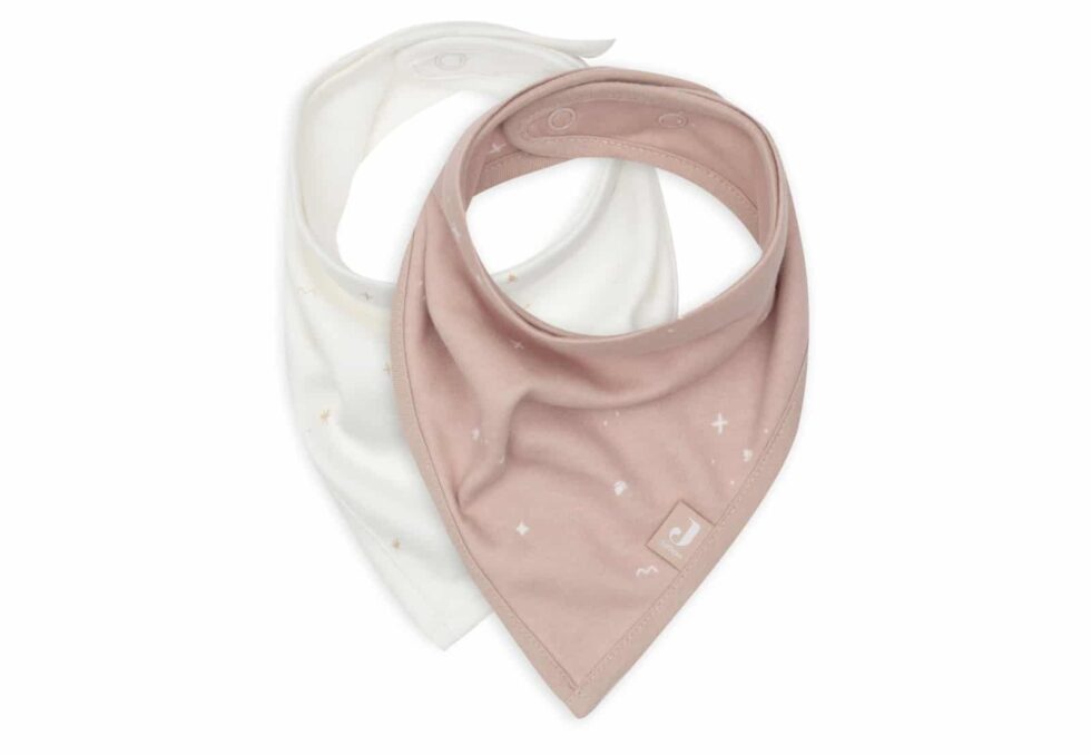 Jollein - Slab Bandana Twinkling Wild Rose (2pack)