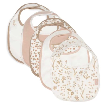 Jollein - Slab Jersey Waterproof Bloomy (5pack)