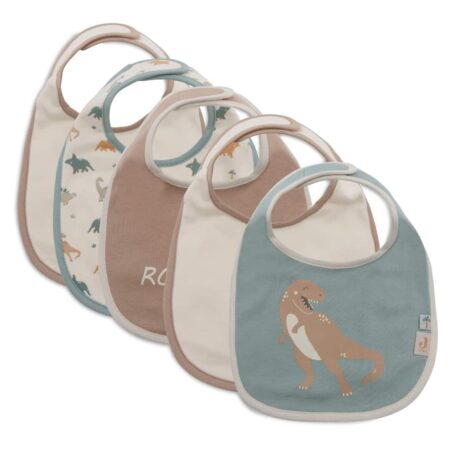 Jollein - Slab Jersey Waterproof Roarsome (5pack)