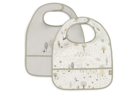 Jollein - Slab Waterproof - Tiny Park - 2 Stuks