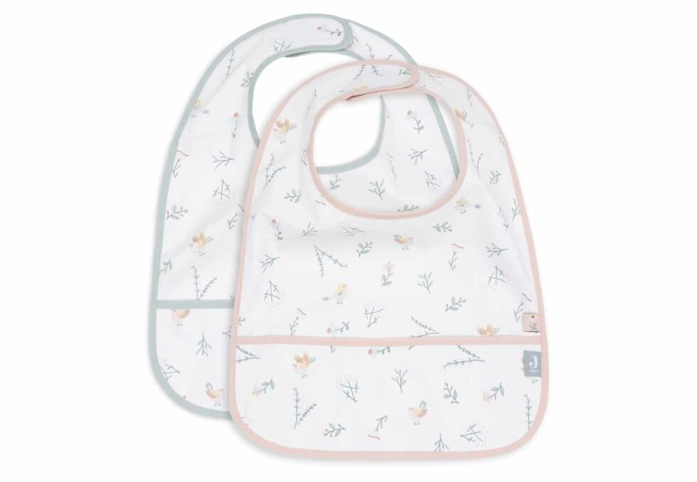 Jollein - Slab Waterproof Lovely Birds (2pack)