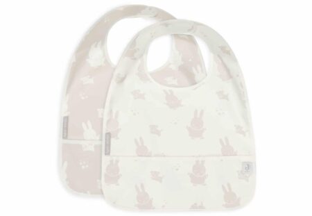 Jollein - Slab Waterproof Miffy&Snuffy Nougat (2pack)