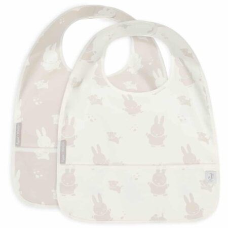 Jollein - Slab Waterproof Miffy&Snuffy Nougat (2pack)