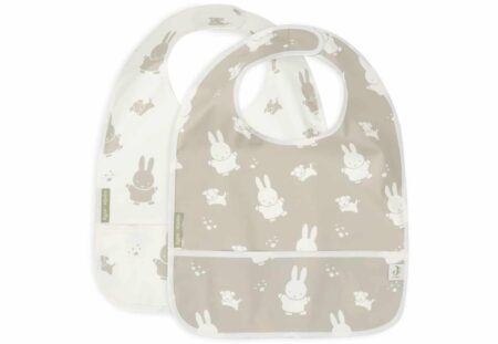 Jollein - Slab Waterproof Miffy&Snuffy Olive Green (2pack)