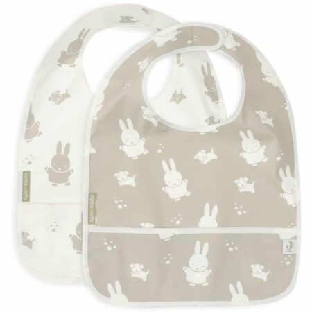 Jollein - Slab Waterproof Miffy&Snuffy Olive Green (2pack)