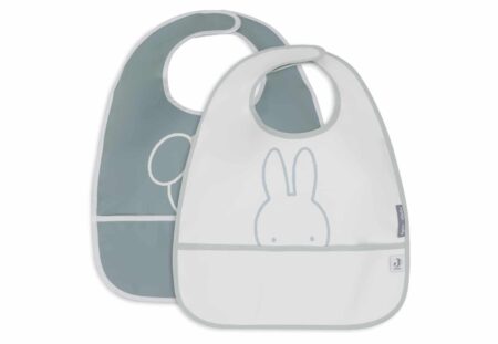 Jollein - Slab Waterproof Miffy Peekaboo Sea Green (2pack)