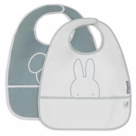Jollein - Slab Waterproof Miffy Peekaboo Sea Green (2pack)
