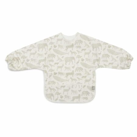 Jollein - Slab Waterproof met Mouw Animals Olive Green