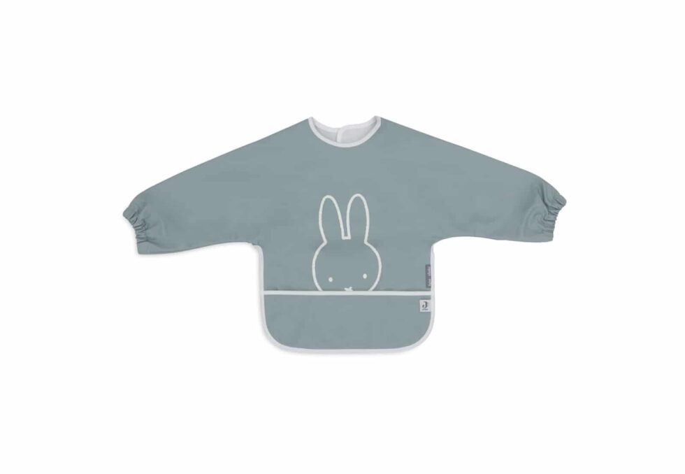 Jollein - Slab Waterproof met Mouw Miffy Peekaboo Sea Green