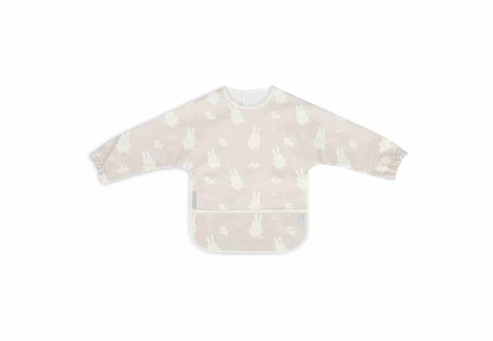 Jollein - Slab Waterproof met Mouw Miffy & Snuffy Nougat