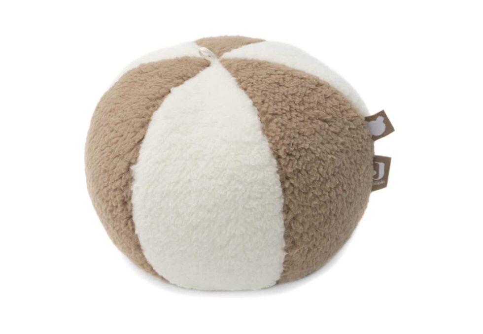 Jollein - Stoffen speelbal Ivory/Biscuit