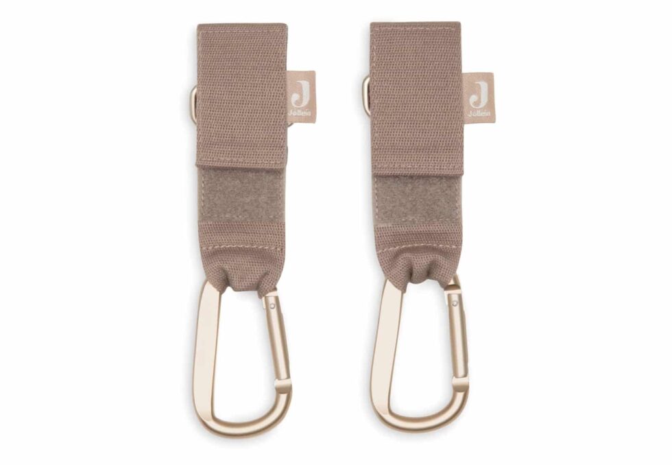 Jollein - Tassenhaak Kinderwagen - Milky Coffee