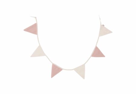 Jollein - Vlaggenlijn 200x17cm Wild Rose/Ivory