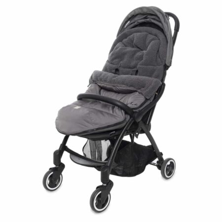Jollein - Voetenzak buggy/kinderwagen Puffed Grey