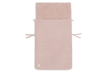 Jollein - Voetenzak groep 0+ 3/5 punts gordel Basic Knit - Wild Rose