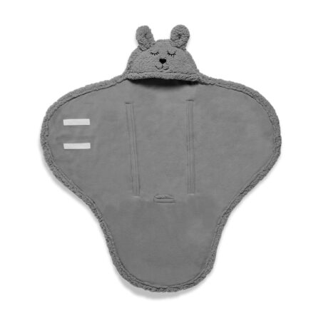 Jollein - Wikkeldeken Bunny Storm Grey