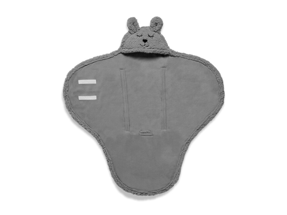 Jollein - Wikkeldeken Bunny Storm Grey