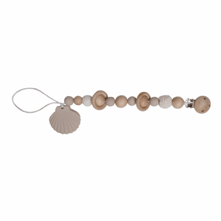 Label Label - Silicone - Pacifier Chain - Shell - Nougat