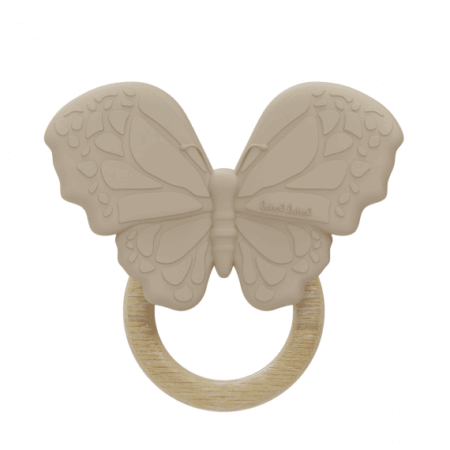 Label Label - Silicone - Teether - Butterfly - Nougat