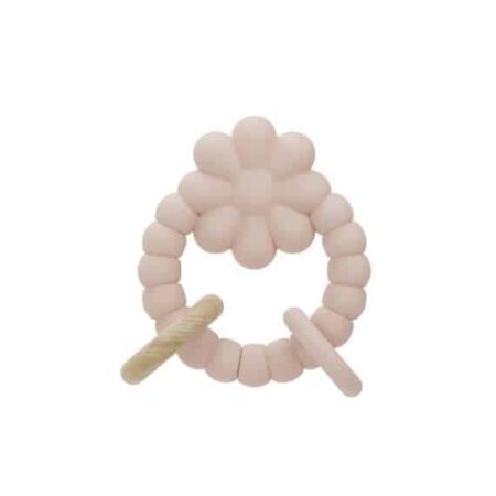 Label Label - Silicone - Teether - Flower - Pink