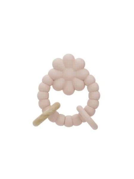 Label Label - Silicone - Teether - Flower - Pink