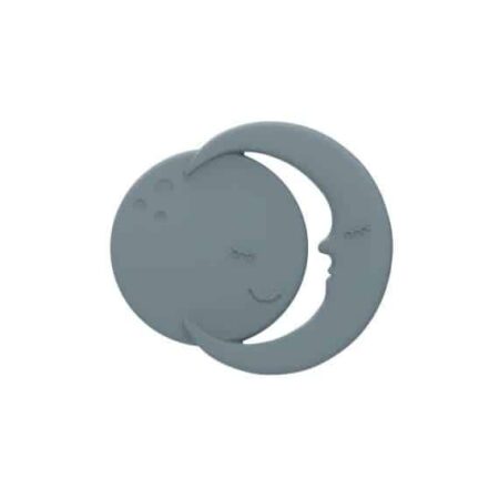 Label Label - Silicone - Teether - Moon - Blue