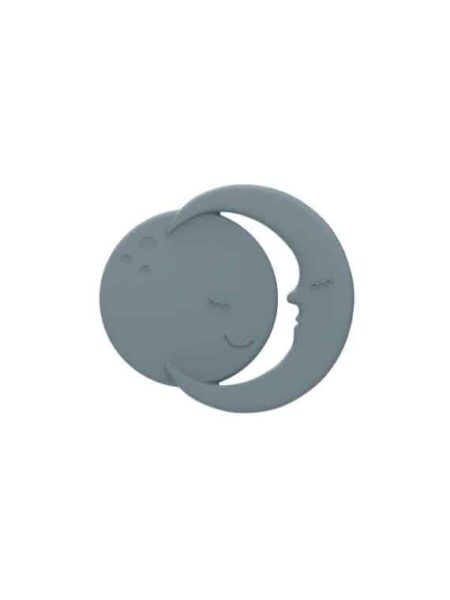 Label Label - Silicone - Teether - Moon - Blue