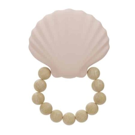 Label Label - Silicone - Teether - Shell - Pink