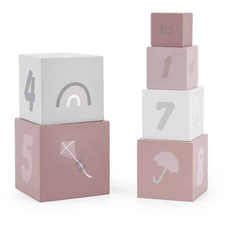Label Label - Stacking Blocks Numbers - Pink
