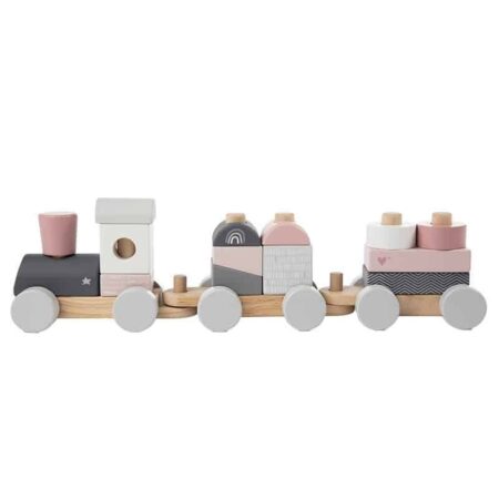 Label Label - Stacking Train - Pink