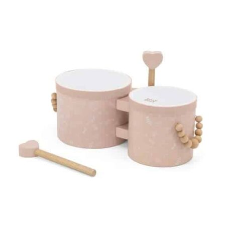 Label Label - Wooden Bongos - Pink
