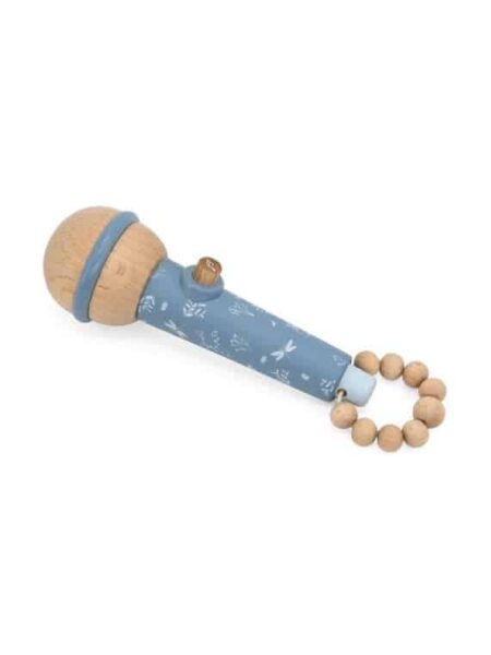Label Label - Wooden Microphone - Blue