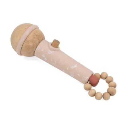 Label Label - Wooden Microphone - Pink