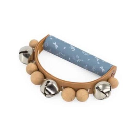 Label Label - Wooden Rattle - Blue